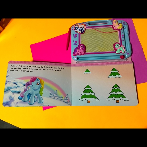MY LITTLE PONY Draw With Ponies NWT Book & PAD - Picture 13 of 16